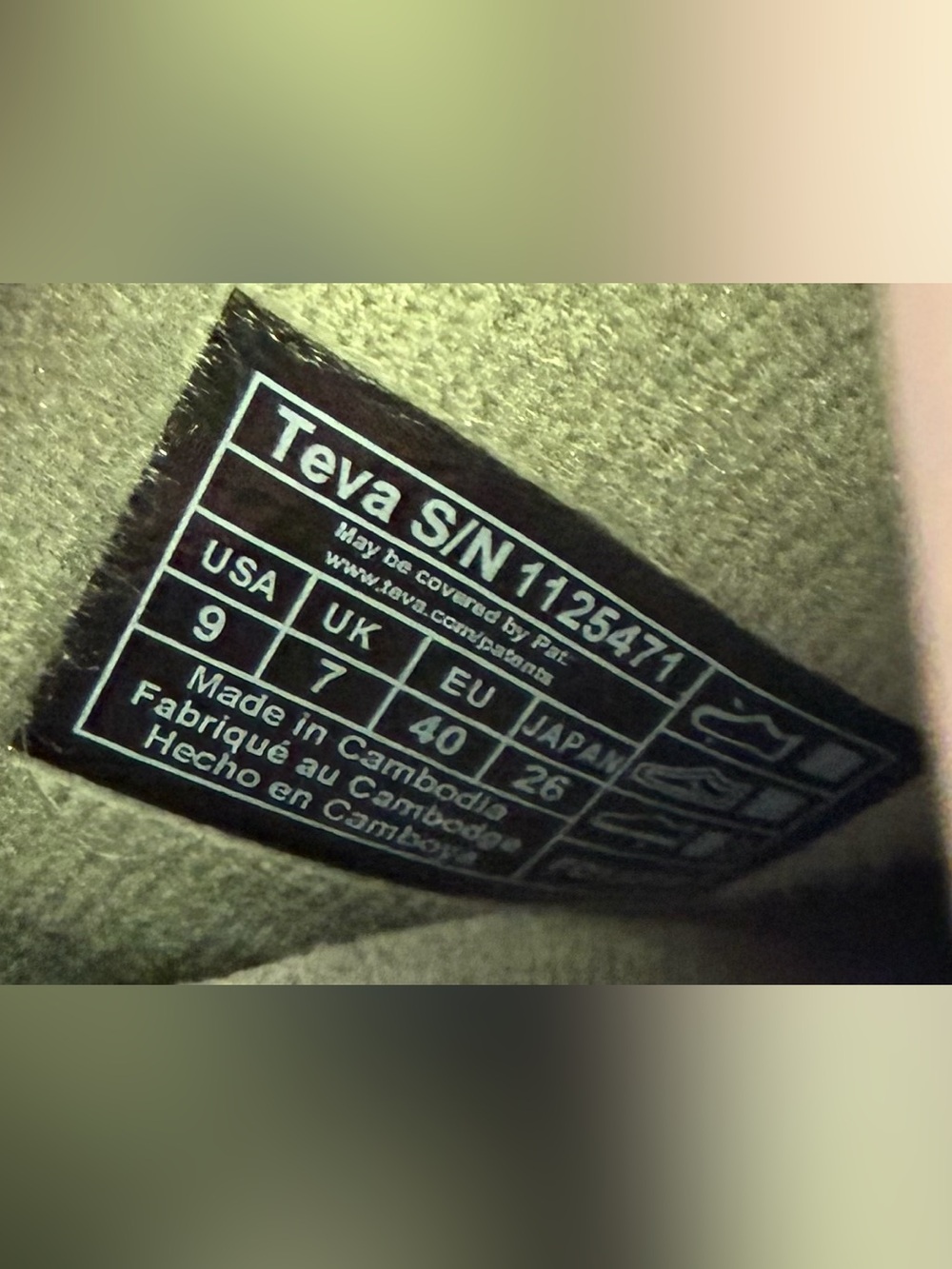 Teva - ReEmber Women's Quilted Slip-On Sneakers in Light Gray- Size:9 - Picture 7 of 8